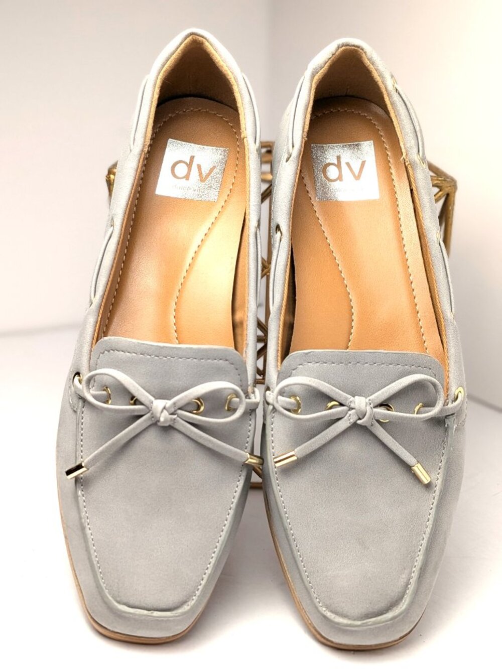 DV Dolce Vita Menlo Gray Loafers / Boat Shoes— Size 8.5 — NEW (No Box)